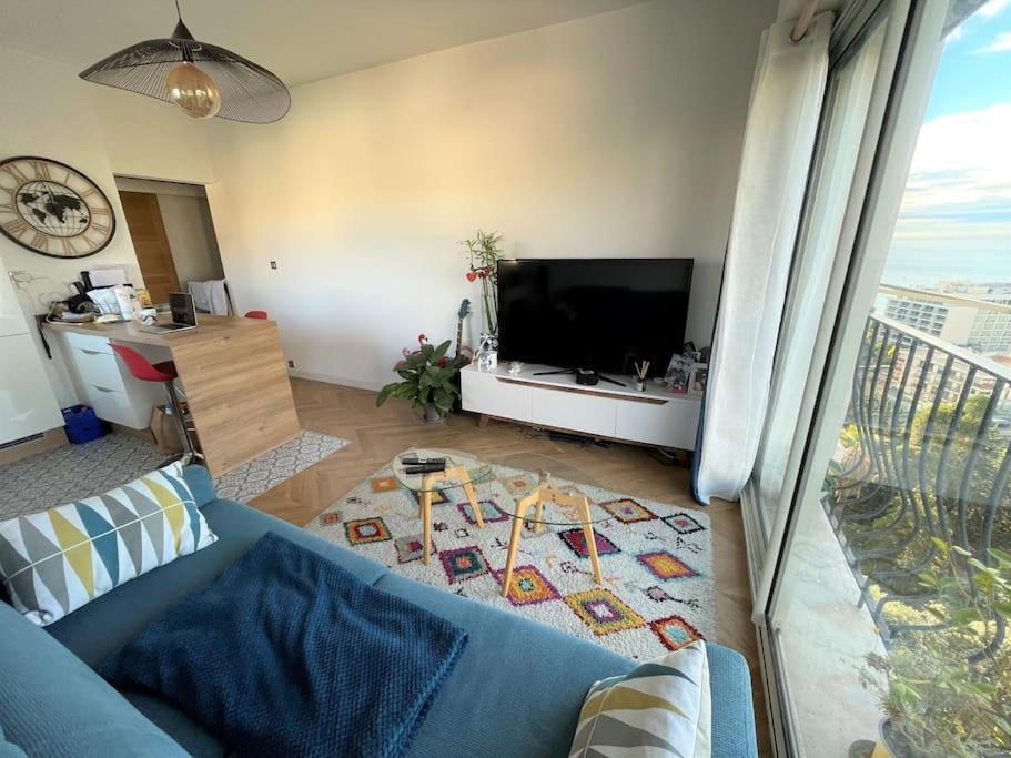 Les Grands Cedres 2 Pieces Vue Appartamento Nizza